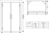 Mai & Mai Duschabtrennung 100x120cm 8mm ESG-Sicherheitsglas Produktbild-Vorschau 6