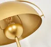 Bagnoli Stehlampe aus Metall in Goldfarben mit Fußschalter Produktbild-Vorschau 3