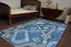 Moqueta antideslizante infantil STREET  azul 100x150 cm Vista previa de la imagen del producto 4
