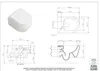 Aqua Bagno Spülrandlose Toilette Wand-WC inkl.abnehmbaren Produktbild-Vorschau 7