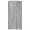 vidaXL Knihovna s dvířky Grey Sonoma 204x37x75 cm Materiál Náhled obrázku produktu 7