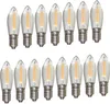 A collection of LED filament bulbs arranged in two rows against a white background. Produktbild-Vorschau