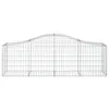Gabionen mit Hochbogen 25 Stk. 200x50x60/80 cm Verzinktes Produktbild-Vorschau 4