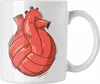 Trendation - Herz Tasse Valentinstag Volleyball Spieler Produktbild-Vorschau 1
