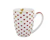 DUO Becher 360 ml RED HEARTS - New Bone China Porzellan Produktbild-Vorschau 1