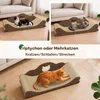 Gimars XXL Krabplank voor katten, 78 cm, met een design dat Productafbeelding-voorbeeld 2