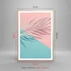 Gerahmtes Poster - Rahmen in heller Eiche - Blatt Rosa Produktbild-Vorschau 5