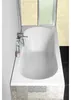 JIZERA Badkuip, 160 x 70 x 39 cm, zonder poten, wit Productafbeelding-voorbeeld 3