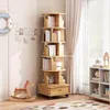 6 Ebenen Drehbares Bücherregal, 360° Drehbares Rundregal Produktbild-Vorschau 3