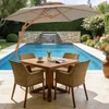 Puluomis Doppellagiger Sonnenschirm 3m, Gartenschirm mit Produktbild-Vorschau 7