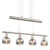LED Hängeleuchte, Glas rauch, höhenverstellbar, L 60 cm Produktbild-Vorschau 11