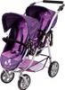Bayer Chic 2000 Tandem-Buggy "VARIO" Dessin Pflaume 689 25 Produktbild-Vorschau 4
