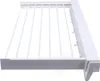 A white wall-mounted drying rack for laundry or towels. Produktbild-Vorschau