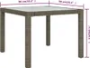 vidaXL Zahradní stůl 90x90x75 cm Tvrzené sklo Poly Ratan Náhled obrázku produktu 5