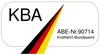 A logo with German flag colors and text. Produktbild-Vorschau