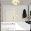 ZMH Deckenlampe LED Deckenleuchte Ø23.5cm Schlafzimmer 14W Produktbild-Vorschau 5