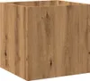 vidaXL Pflanzgefäß Artisan-Eiche 40x40x40 cm Holzwerkstoff Produktbild-Vorschau 6