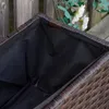 Outsunny Poly Rattan Hochbeet mit Rollen Pflanzkasten mit Produktbild-Vorschau 8