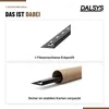 Dalsys Fliesenschiene Eckprofil 250cm x 10mm Schwarz Produktbild-Vorschau 7
