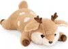 Cerf en peluche couché Orange Jouet 56 cm - Cerf Voir les images du produit 1
