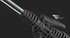 Close-up of a pressure sprayer handle with a lever and an arrow indicating movement. Podgląd zdjęcia produktu