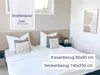 Bettwäsche 80x80 cm + 140x200 cm, weiß, Baumwolle, Design: Produktbild-Vorschau 5