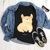 Mr. & Mrs. Panda Tshirt Corgie - Schwarz - Geschenk, Hund, Produktbild-Vorschau 2