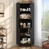 Flieks Eck-Schrank mit LED-Beleuchtung, Multifunktionale Produktbild-Vorschau 4