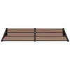 vidaXL Dveřní stříška černá 199x90 cm polykarbonát - Náhled obrázku produktu 11