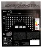 Beleuchtete Weihnacht Lichterkette Fensterdeko Sternenvorhang 90 LED warm weiß Produktbild-Vorschau