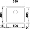 Lavello da incasso 530x460mm grigio Blanco 523433 Anteprima dell’immagine prodotto 23