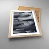 Gerahmtes Poster - Rahmen in heller Eiche - Farbe Pinsel Produktbild-Vorschau 3