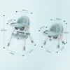 Chaise haute pour enfant Chaise haute réglable pliable avec Voir les images du produit 3