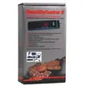 The image shows the packaging of a humidity control device for terrariums, featuring a snake and product details. Produktbild-Vorschau