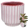 KOTARBAU® Doniczka różowa ceramiczna okrągła ⌀ 13 cm Podgląd zdjęcia produktu 1