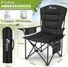 TRESKO® Campingstuhl Faltbar bis 200kg | Faltstuhl mit Produktbild-Vorschau 2