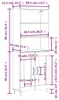 vidaXL Highboard Weiß 69,5x34x180 cm Holzwerkstoff Produktbild-Vorschau 8