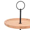 Excellent Houseware Serviertablett 2 Etagen Bambus Rund Produktbild-Vorschau 9