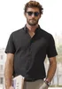 H.I.S. Kurzarmhemd mit Button-down-Kragen schwarz Größe XL Produktbild-Vorschau 4