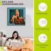 ARTland Leinwandbild Reise nach Paris Größe: 70x70 cm Produktbild-Vorschau 3