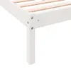 vidaXL Massivholzbett Extra Lang ohne Matratze Weiß 180x220 Produktbild-Vorschau 6