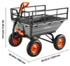 VEVOR Poly Gartenkipper Schwerlast Gartenwagen und -karren Produktbild-Vorschau 8
