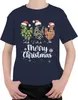 Merry Christmas Hühner Huhn Kariert Karo - Weihnachten Produktbild-Vorschau 1