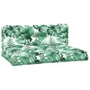 vidaXL Garten-Mittelsofas aus Paletten 2 Stk. mit Kissen Produktbild-Vorschau 4