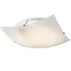 LED Deckenlampe, Muster, Glas weiß, quadratisch, L 40 cm Produktbild-Vorschau 6