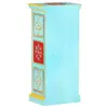 vidaXL Highboard Handbemalt 40x30x90 cm Mango Massivholz Produktbild-Vorschau 4