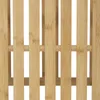 A close-up view of a wooden storage bench made of bamboo slats. Podgląd zdjęcia produktu
