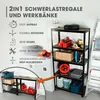 EASYmaxx 2 in 1 Schwerlastregal & Werkbank, 180 x 90 x 40 Produktbild-Vorschau 2