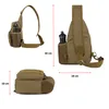 Taktische Umhängetasche in Coyote Tan (Beige), Molle Produktbild-Vorschau 4