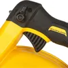 Close-up of the handle and trigger mechanism of a yellow and black power tool. Podgląd zdjęcia produktu